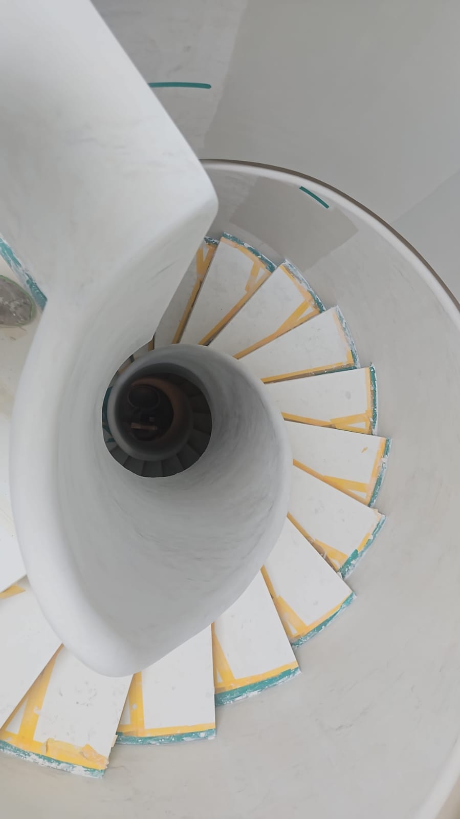Renovierung einer Wendeltreppe